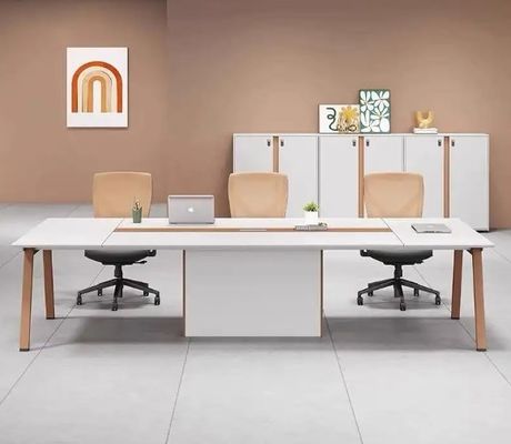 Muebles de oficina modulares de madera moderna Mesa 2 Cubicle de 4 personas Estación de trabajo Gerente Escritorio de personal