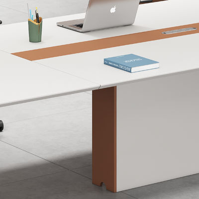 Muebles de oficina modulares de madera moderna Mesa 2 Cubicle de 4 personas Estación de trabajo Gerente Escritorio de personal