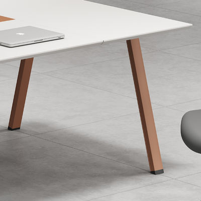Muebles de oficina modulares de madera moderna Mesa 2 Cubicle de 4 personas Estación de trabajo Gerente Escritorio de personal