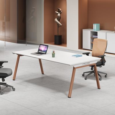 Muebles de oficina Escritorio de reuniones de estudio Estación de trabajo de madera Sala de juntas Personal Negociación Escritorio