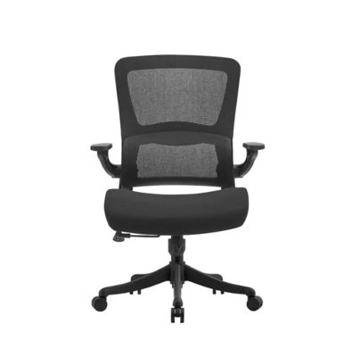 Sillones de oficina ergonómicos con reposabrazos ajustables Impeller de cintura Computadora de malla rodante