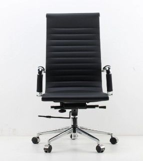 High End de cuero de espalda alta gerente ejecutivo sillas de oficina ergonómicas ajustables en altura