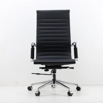 High End de cuero de espalda alta gerente ejecutivo sillas de oficina ergonómicas ajustables en altura
