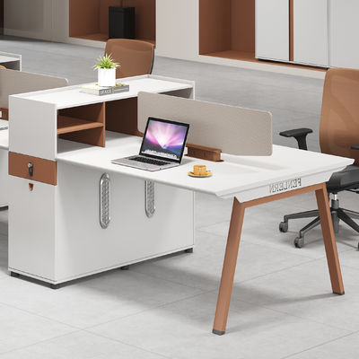 Modernos escritorios de oficina para 2 4 6 personas Cubicle de oficina Estación de trabajo Mesa abierta Muebles de oficina modulares Estación de trabajo