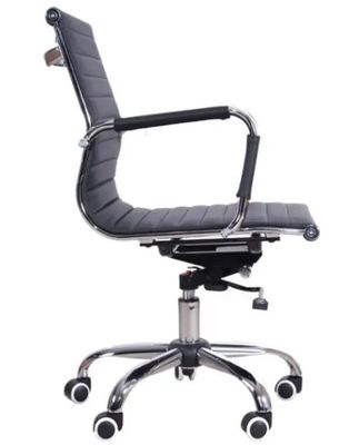 Silla de oficina giratoria ajustable con respaldo de brazo