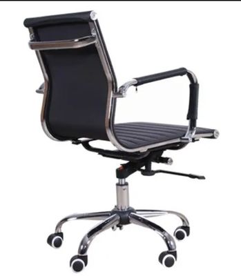 Silla de oficina giratoria ajustable con respaldo de brazo