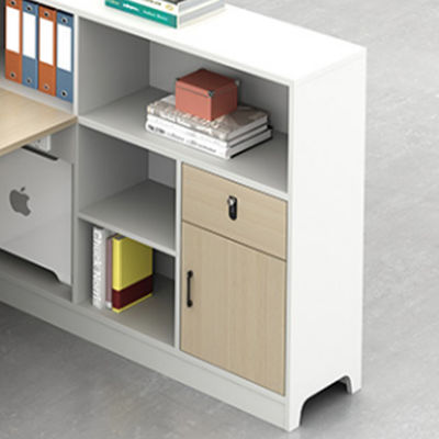 Escritorio de escritorio moderno con pantalla simple y silla combinación de 2 personas Cubicle modular de madera Escritorio Estación de trabajo