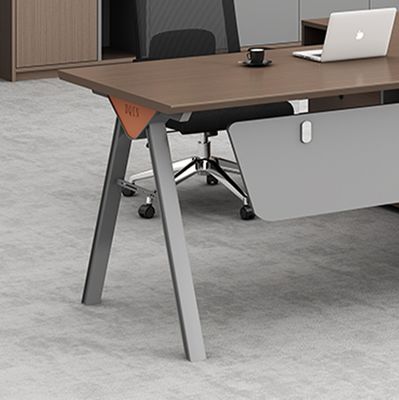 Muebles de oficina modernos de lujo Escritorio en forma de L Gerente Mesa Jefe Mesa Ejecutiva Escritorio