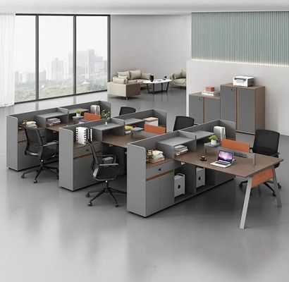 Muebles de oficina modernos para varias personas Escritorio Escritorio Estación de trabajo Divisiones de oficina Mesa Estación de trabajo