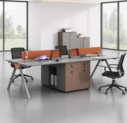 Cubicle de oficina moderna personal Estación de trabajo Escritorio Mesa de oficina abierta Muebles de oficina modular Estación de trabajo