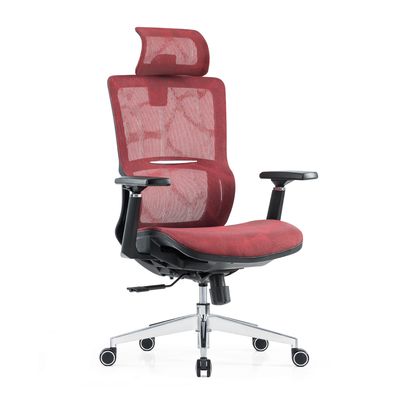 Apoyo lumbar Full Mesh Luxury Mesh con reposacabezas de tela ajustable Comodidad silla de oficina ergonómica