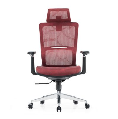 Apoyo lumbar Full Mesh Luxury Mesh con reposacabezas de tela ajustable Comodidad silla de oficina ergonómica