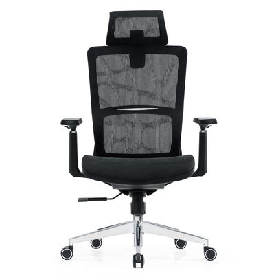 Apoyo lumbar Full Mesh Luxury Mesh con reposacabezas de tela ajustable Comodidad silla de oficina ergonómica