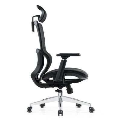 Apoyo lumbar Full Mesh Luxury Mesh con reposacabezas de tela ajustable Comodidad silla de oficina ergonómica