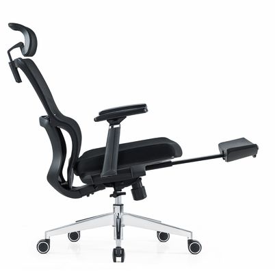 Silla ergonómica con respaldo alto y malla completa con reposacabezas ajustables