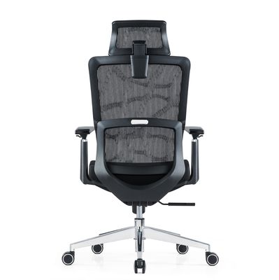 Silla ergonómica con respaldo alto y malla completa con reposacabezas ajustables