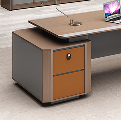 Muebles de oficina modernos Mesa de escritorio Mesa ejecutiva Gerente de escritorio en forma de L Mesa Mdf