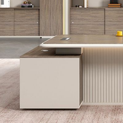 Muebles de oficina de lujo Escritorio de escritorio Moderno I Forma Escritorio Jefe Escritorio Ejecutivo