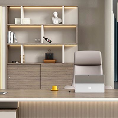 Muebles de oficina de lujo Escritorio de escritorio Moderno I Forma Escritorio Jefe Escritorio Ejecutivo