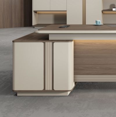 Muebles de oficina Forma L Mdf Jefe Gerente Director Ejecutivo Mesa Escritorio Mesa de estudio de computadora