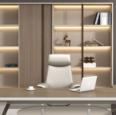 Silla Moderna Modular de Madera Mesa de Gerente Ejecutivo Jefe Mesa Ejecutiva