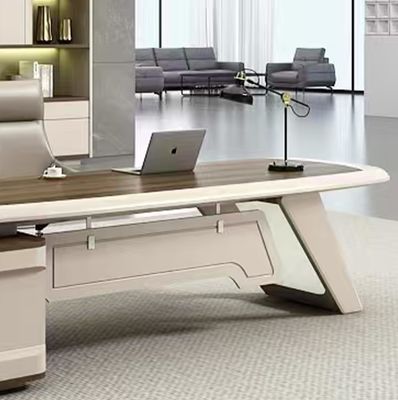 Gran escritorio moderno con silla mesa gerente jefe mesa ejecutiva
