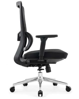 Silla de oficina de malla ergonómica transpirable de espalda media, giratoria y ajustable en altura, silla de personal de trabajo