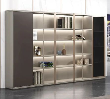 Muebles comerciales de fábrica calientes Nuevos Muebles de oficina Estante de libros grande Mfc Almacenamiento de archivos gabinete de oficina
