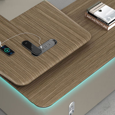 Venta al por mayor Director Director Escritorio Mesa de oficina Ejecutivo Moderno de madera de lujo Diseño de oficina Muebles de oficina contemporáneos