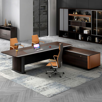 Diseño de fábrica personalizado Moderno en forma de L Director Administrador Jefe Ejecutivo Escritorio Muebles de escritorio