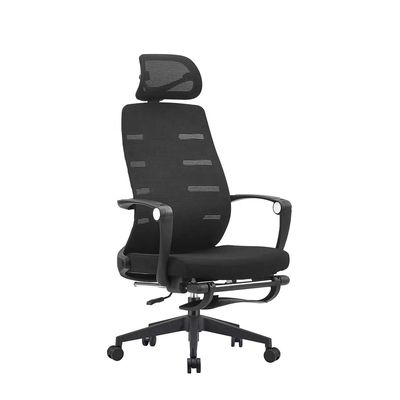 Silla de oficina ergonómica de primera calidad para largas horas de sentado cómodo Silla de escritorio ejecutivo ajustable de malla negra