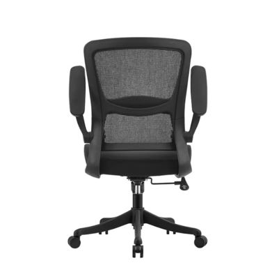 Sillones de oficina ergonómicos con reposabrazos ajustables Soporte de cintura Impeller de malla rodante Silla giratoria administrativa de ordenador
