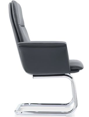Muebles de oficina de suministro de fábrica de cuero medio genuino silla de jefe ejecutiva silla de oficina adecuada para la mayoría de los espacios de oficina