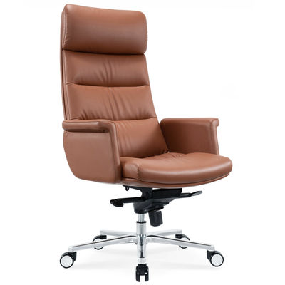 Mejor vendido CEO Jefe Gerente silla de oficina silla de oficina de cuero de espalda alta silla de oficina ejecutiva