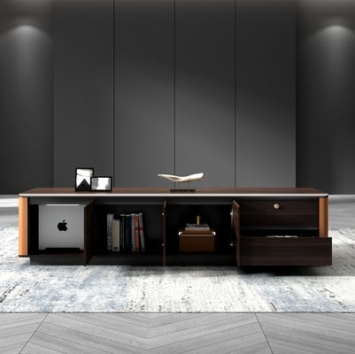 Fábrica Diseño de lujo mayorista personalizado Jefe ejecutivo Escritorio de oficina Jefe de escritorio moderno Gerente de escritorio Mesa de oficina Jefe de escritorio de lujo