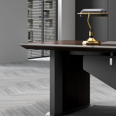 Fábrica Diseño de lujo mayorista personalizado Jefe ejecutivo Escritorio de oficina Jefe de escritorio moderno Gerente de escritorio Mesa de oficina Jefe de escritorio de lujo
