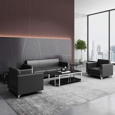 Muebles de oficina minimalistas de lujo Sofá de oficina único Estilo de tendencia Muebles de oficina comerciales Sofá comercial