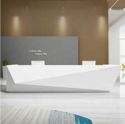 Diseño de recepción personalizado de oficina moderna de recepción de escritorio moderno de recepción