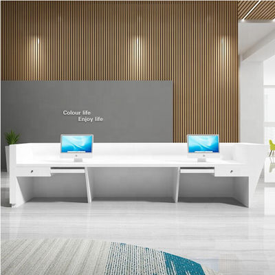 Diseño de recepción personalizado de oficina moderna de recepción de escritorio moderno de recepción
