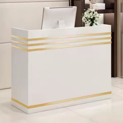 Tiendas modernas Tiendas de madera Tiendas de recepción Mesas de oficina Registro de facturación Muebles