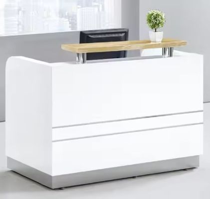 Tiendas modernas Tiendas de madera Tiendas de recepción Mesas de oficina Registro de facturación Muebles
