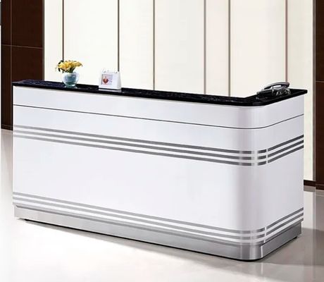 Muebles de oficina de madera usados de lujo de diseño mayorista de frente