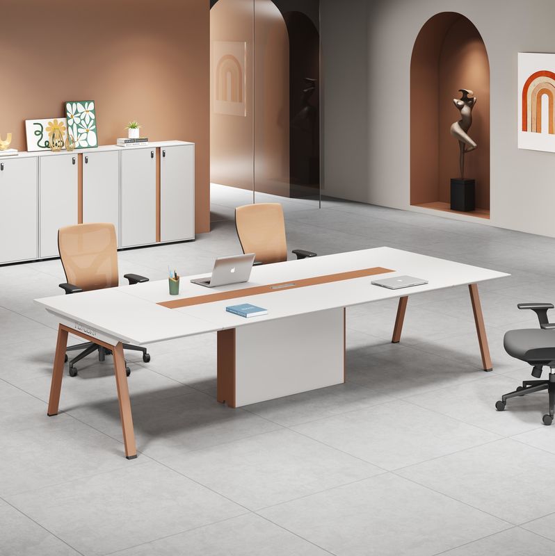 Muebles de oficina modulares de madera moderna Mesa 2 Cubicle de 4 personas Estación de trabajo Gerente Escritorio de personal