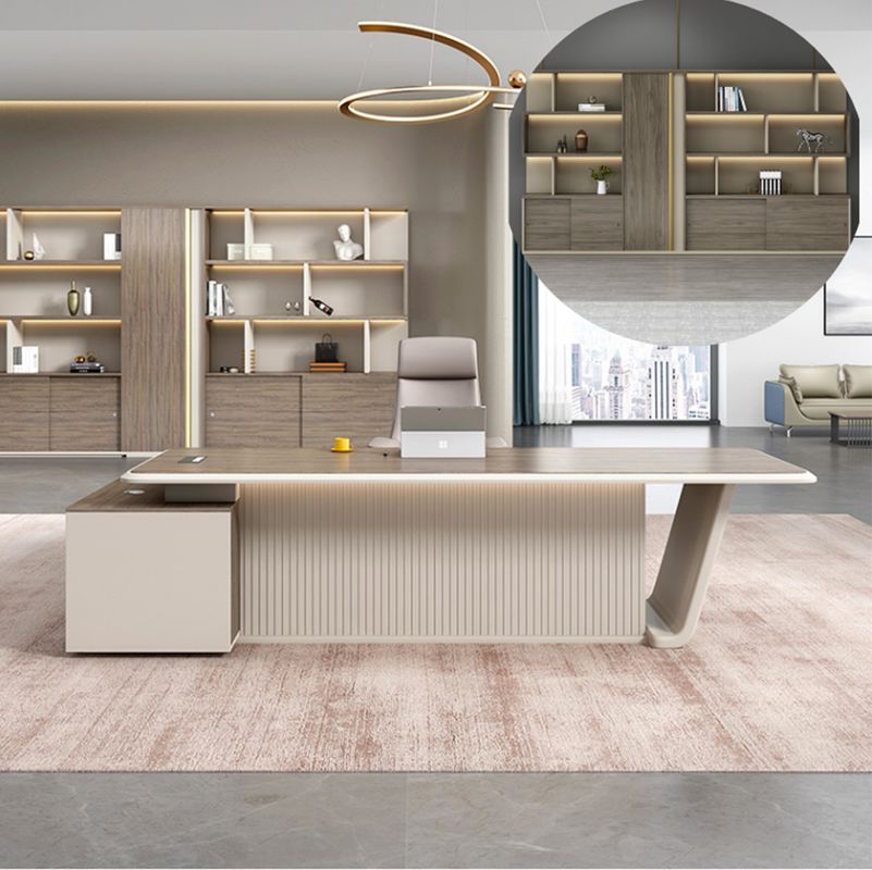 Muebles de oficina de lujo Escritorio de escritorio Moderno I Forma Escritorio Jefe Escritorio Ejecutivo
