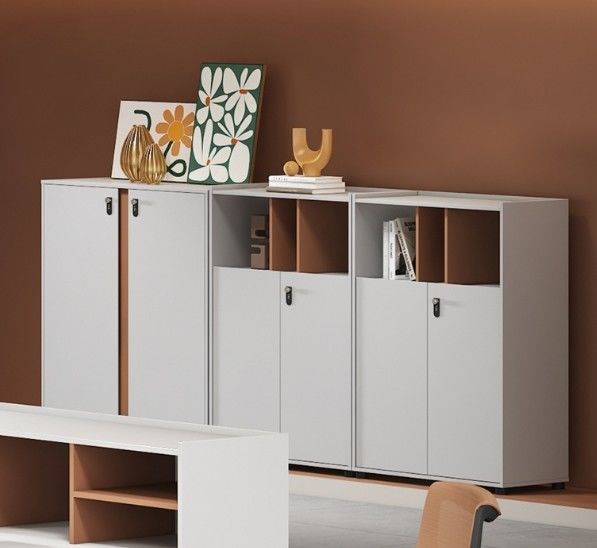 Muebles de oficina de alta calidad gabinetes de llenado de gabinete archivos de madera almacenamiento de oficina con cajones