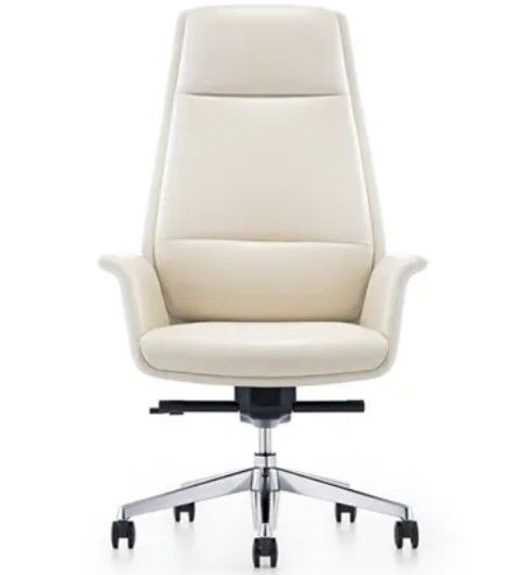 Modernos cómodos silla de oficina con la parte posterior giratoria gerente ejecutivo silla de oficina de cuero muebles