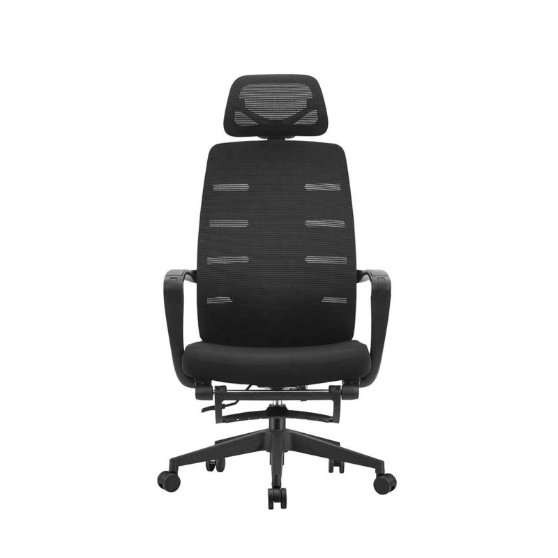 Silla de oficina ergonómica de primera calidad para largas horas de sentado cómodo Silla de escritorio ejecutivo ajustable de malla negra