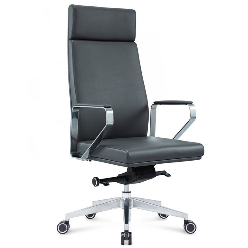 Fabricante de muebles de oficina de silla de alta calidad sillas de oficina giratorias de cuero de lujo simple y moderno