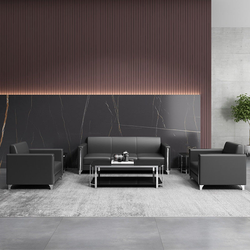 Muebles de oficina minimalistas de lujo Sofá de oficina único Estilo de tendencia Muebles de oficina comerciales Sofá comercial