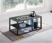 Moderno Minimalista Sinterizado de Piedra Automática Mesa de Café Kung Fu Acero inoxidable de lujo Custom Office Tea Table Set